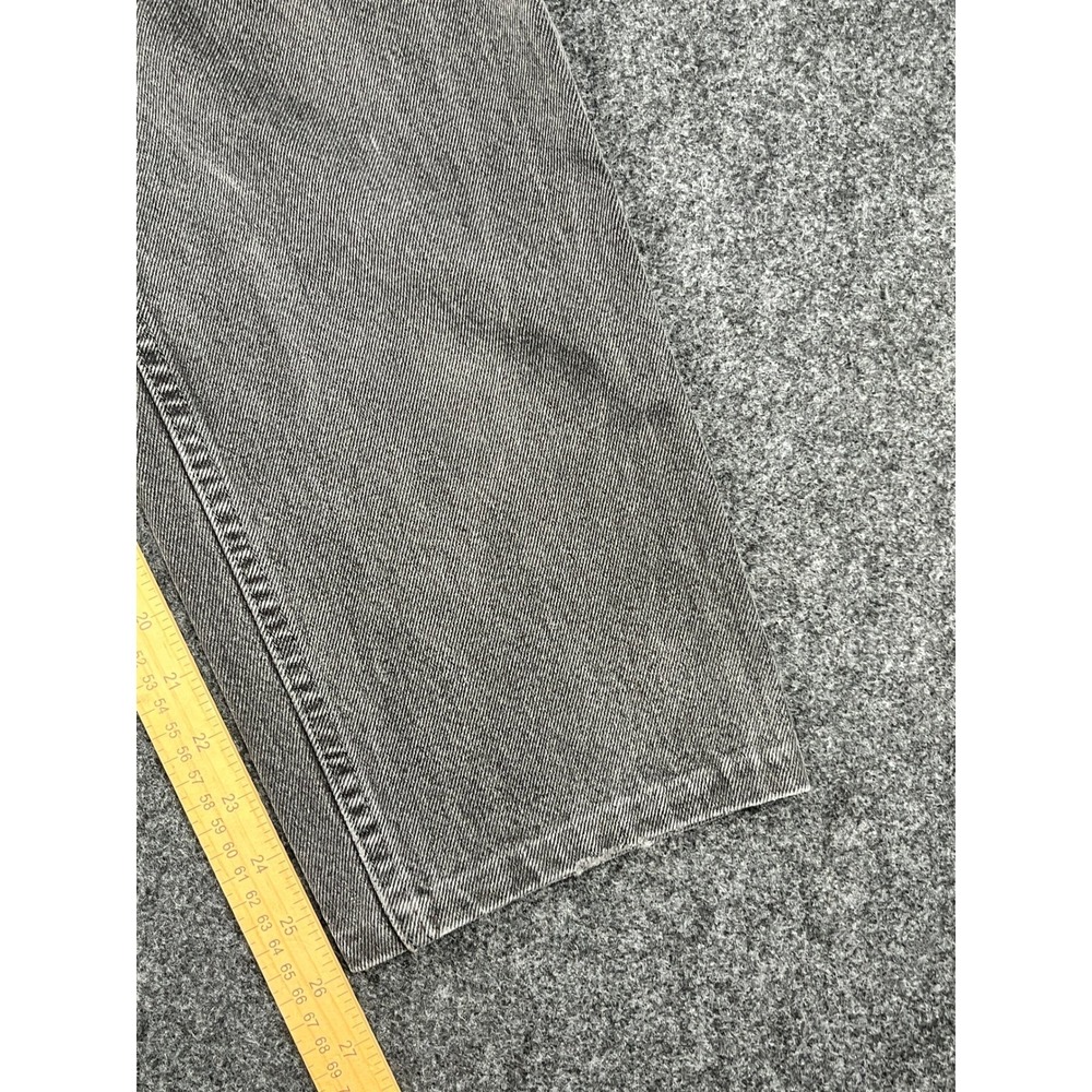 Vintage Levi's 550 Jeans Mens 28x26 Faded Black Gray USA Made Relaxed Tapered - Picture 7 of 10